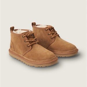 UGG Tan Lace-Up Boots